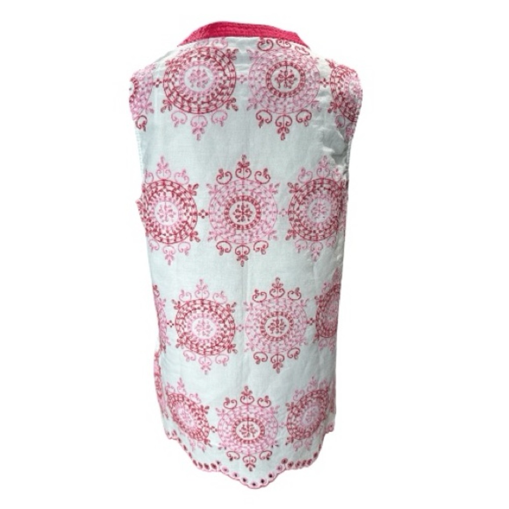 Talbots Embroidered Tunic Pink Women's Size Petite Small - Picture 2 of 6